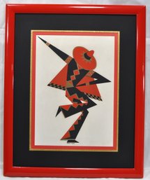 SERGE - Mexican Dancer Original Abstract Painting -France