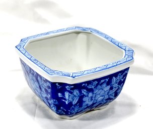 Vintage Blue & White Porcelain Bowl