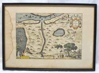 1659 Map ' Carte Du Pays De Tendre' French Imaginary Map,  Path To Love