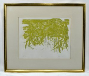 Ruth Witzel Bilane (1915-2007) ' Green Pond' Original Etching