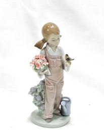Vintage Lladro Figurine SPRING GIRL By Juan Huerta