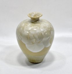 Vintage LOUISE REDING STUDIO  Starburst Crystalline Porcelain Vase