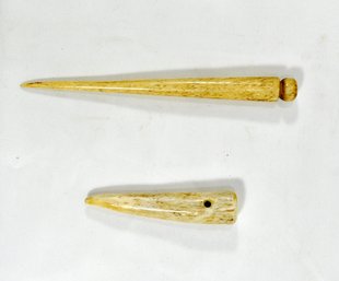 Antique Mid 19th C. Whalebone Fid And Pendant
