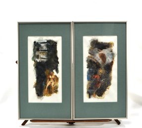 Es Ispire - Pair Of Abstract Watercolor Nude Man And Woman