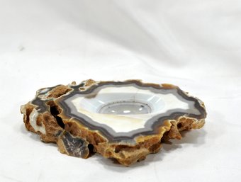 Hand Made Natural Agate Stone Tray
