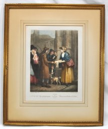Francis Wheatley (1747-1801) ' New Love Song Only Ha'penny A Piece' Engraving