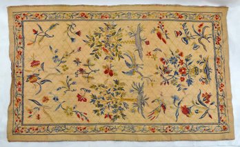 Antique Tapestry Birds & Flowers