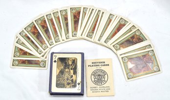 Vintage Real Photo Souvenir Playing Card Rio Grande & Railways