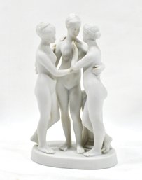 ' The Three Graces' Small Porcelain Figurine