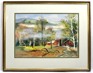 D. Gloria Devereaux, AWS (20th Century) Landscape Watercolor