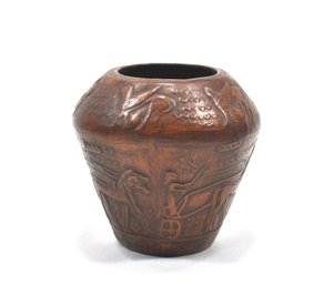 Small Vintage Egyptian Pottery Pot
