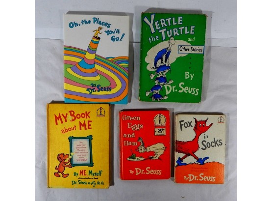 Lot 5 Vintage Dr. Seuss Children Books