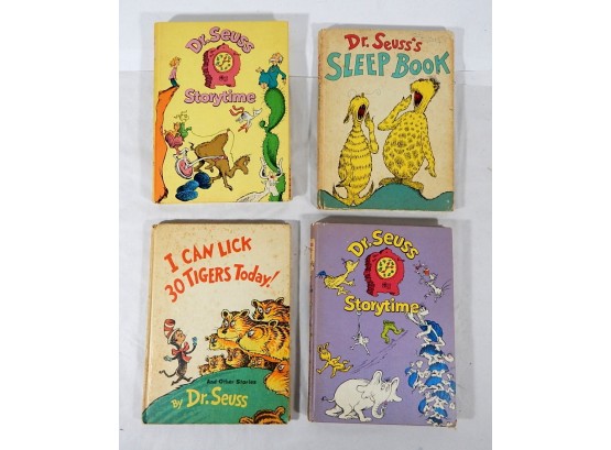 Lot 4 Vintage Dr. Seuss Children's Books