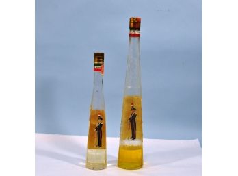 Pair Vintage Collectible Liquor Bottles  Arturo Paccari Italian