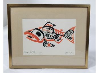 Bill Reid Abstract Fish Print