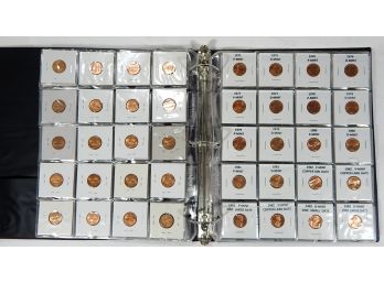 Penny Collection In Album 1943-2013