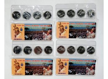Lot 4 CONGO Special Issue Coin Set Historical Visit Of POPE JOHN PAUL II