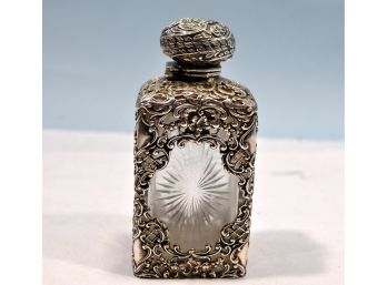 Vintage Perfume Bottle Sterling & Glass