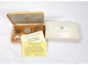1978 COOK ISLANDS Coin Set With COA & Box