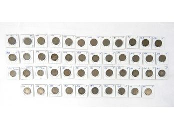 1893-1912 Liberty Head V-Nickel Collection Of 46 Coins