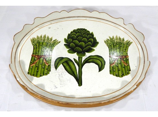 Hand Painted Serving Tray 'Colonial Accents'