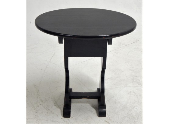 Black Painted Tilt Top Table
