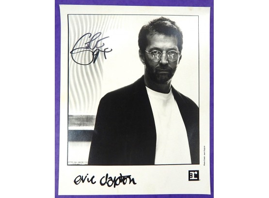 Original Eric CLAPTON Autograph