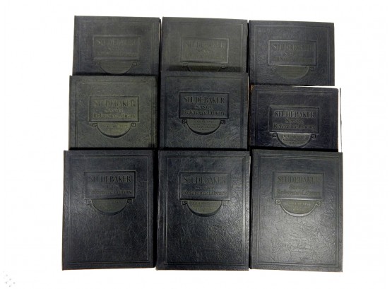 9 Volumes 1927 Studebaker Service Reference Library