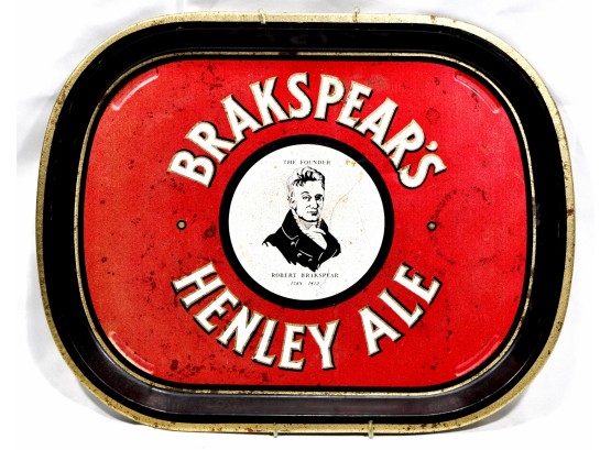 Brakspears Henley Ale 1920s  England Beer Tray Breweriana Nice Graphics