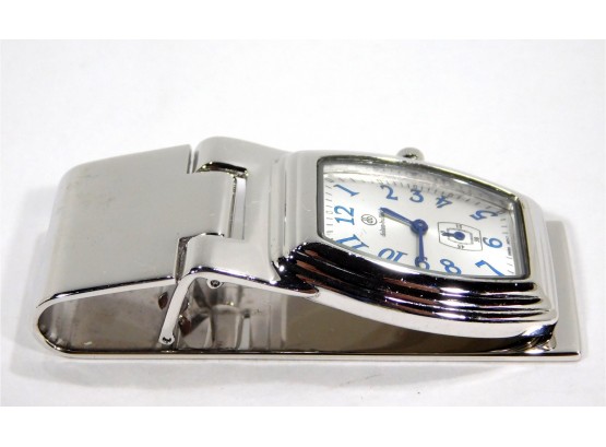 Lot 2 Original Vintage NOS Dolan Bullock Quartz Watch & Sterling Money Clip