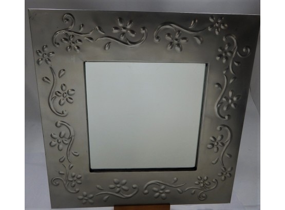 Silver Tin Mirror