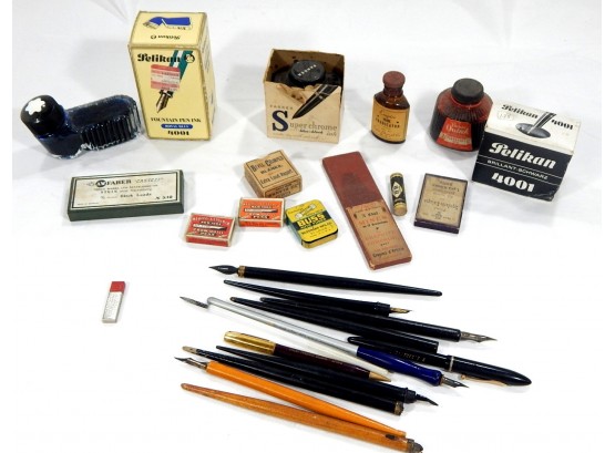 Vintage Ink Pen Lot