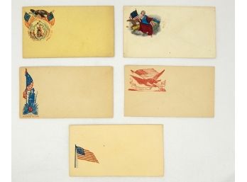 Lot 5 Original Civil War Patriotic Covers