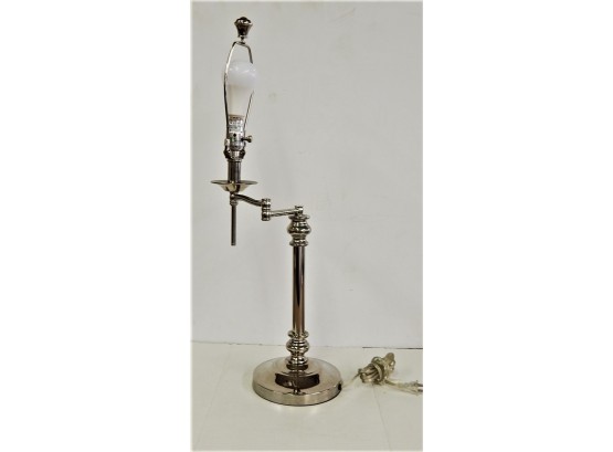Chrome Accent Table Lamp