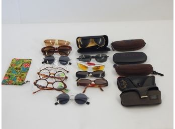 Lot Of Sun Eyeglasses & Cases