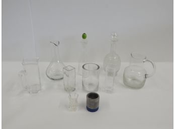 Group Of Glass Serve Ware Items