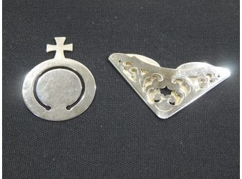 Two Gorham Sterling Silver Bookmarks