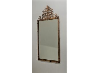 Decorative Gold Gilt Metal Wall Mirror