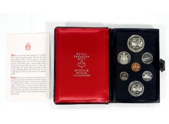 1974 Canada Winnipeg Centennial 7 Coin Double Dollar Prestige Set