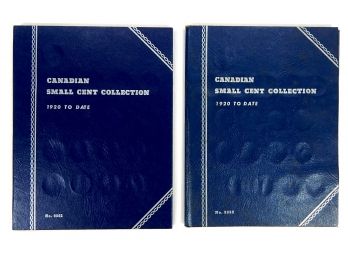 Lot 2 Canada Small Cent Collection Folders Starting 1920