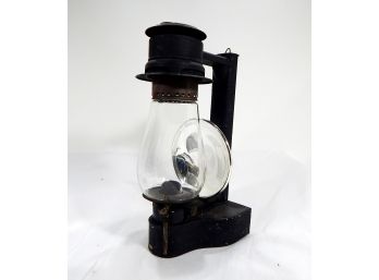 Antique Patented Wall Lantern W/ Reflector #12