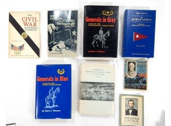 Vintage Book Lot Military Civil War Topic General Lee Etc..