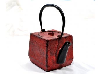 Antique Asian Cast Iron Teapot