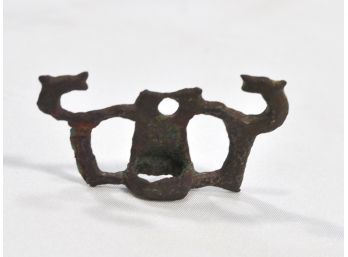Ancient Roman Buckle With HORSES Archaeological Find