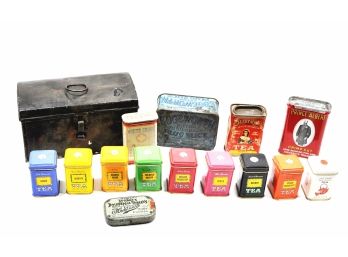 Nice Antique/Vintage Tin Box Lot