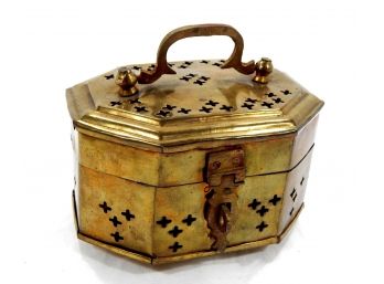 Vintage Brass Trinket Box