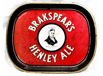Vintage Brakspears Henley Ale 1920s  England Beer Tray Breweriana Nice Graphics