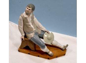 Large Rare Vintage LLADRO Puritan Man Figurine 1969