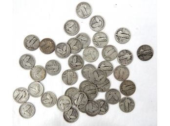Lot 40 Standing Liberty Silver Quarters
