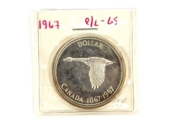 1967 Canada Silver Dollar Proof Like 65